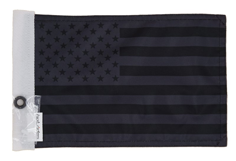 Hot Rides Durable Sleeve Boat Car Motorcycle Flag For Car and Boat USA Black 6 x 9 Inch - Image 1